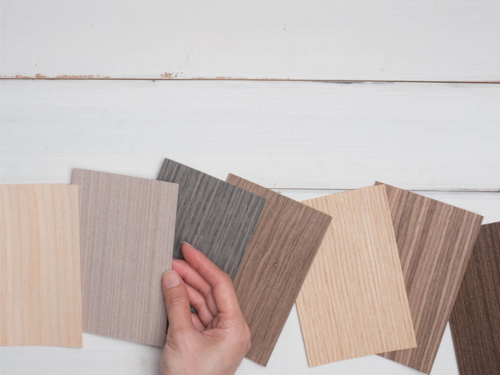 wzorniki laminatów imitujących drewno